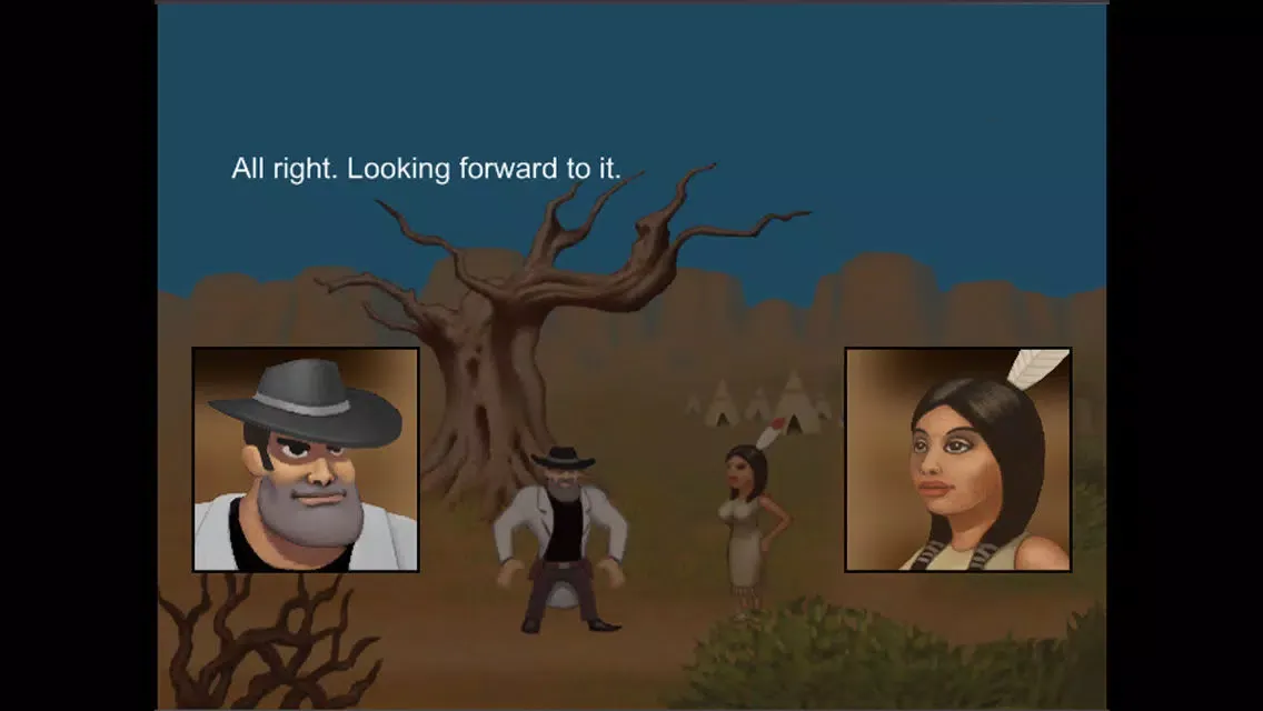 Cowboy Chronicles chapter 1 - Free point and click adventure game স্ক্রিনশট