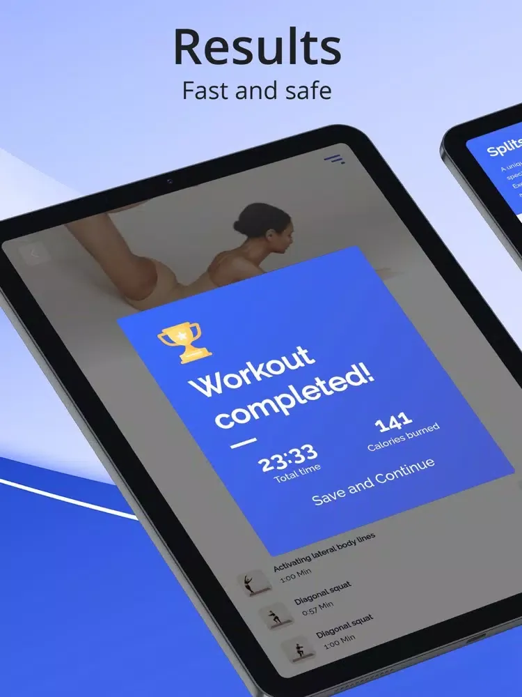 Скриншоты Stretching exercises video iPad 