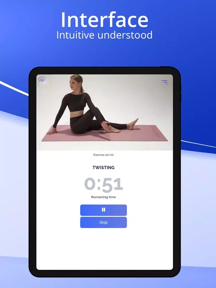 Скриншоты Stretching exercises video iPad 