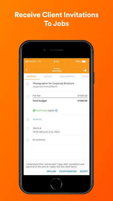 Ảnh chụp màn hình của WorkMarket by ADP