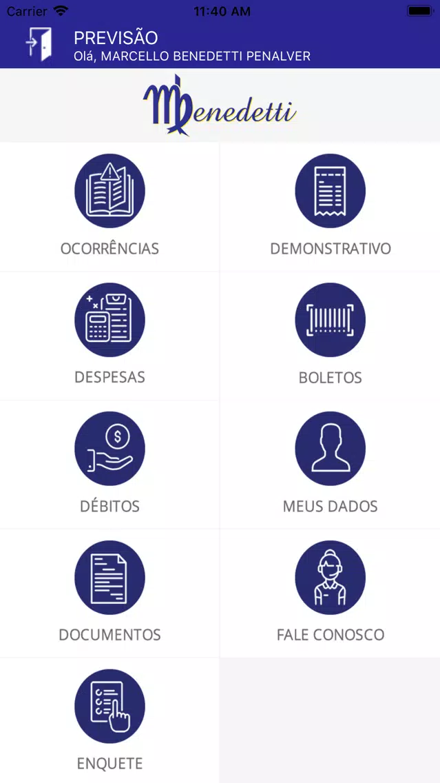 ภาพหน้าจอของ M. Benedetti
