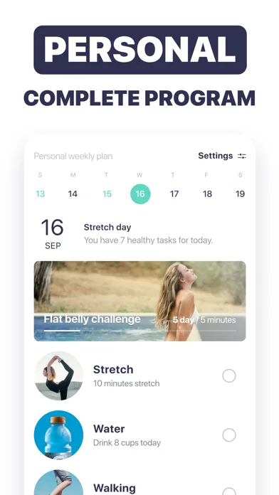 Work Out, Meal Planner in Home سکرین شاٹس