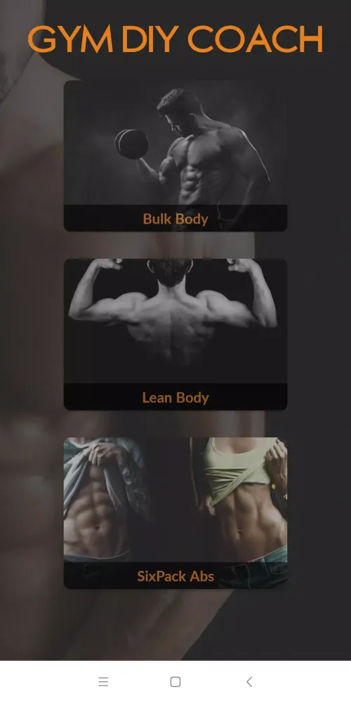 Capturas de tela do Gym Coach