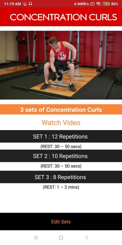 Capturas de tela do Gym Coach