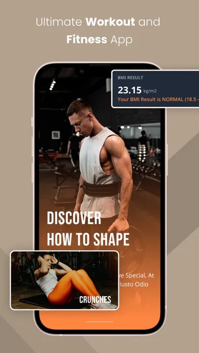 Gym Workout Pro: Fitness, Abs应用截图