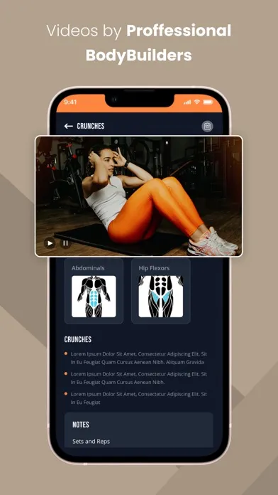 Gym Workout Pro: Fitness, Abs应用截图