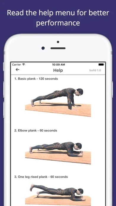 Capturas de pantalla de 10 Min PLANKS Workout Challenge Free - Tone, Abs