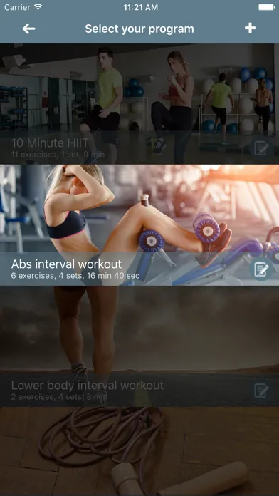 HIIT Workouts Challenge應用截圖