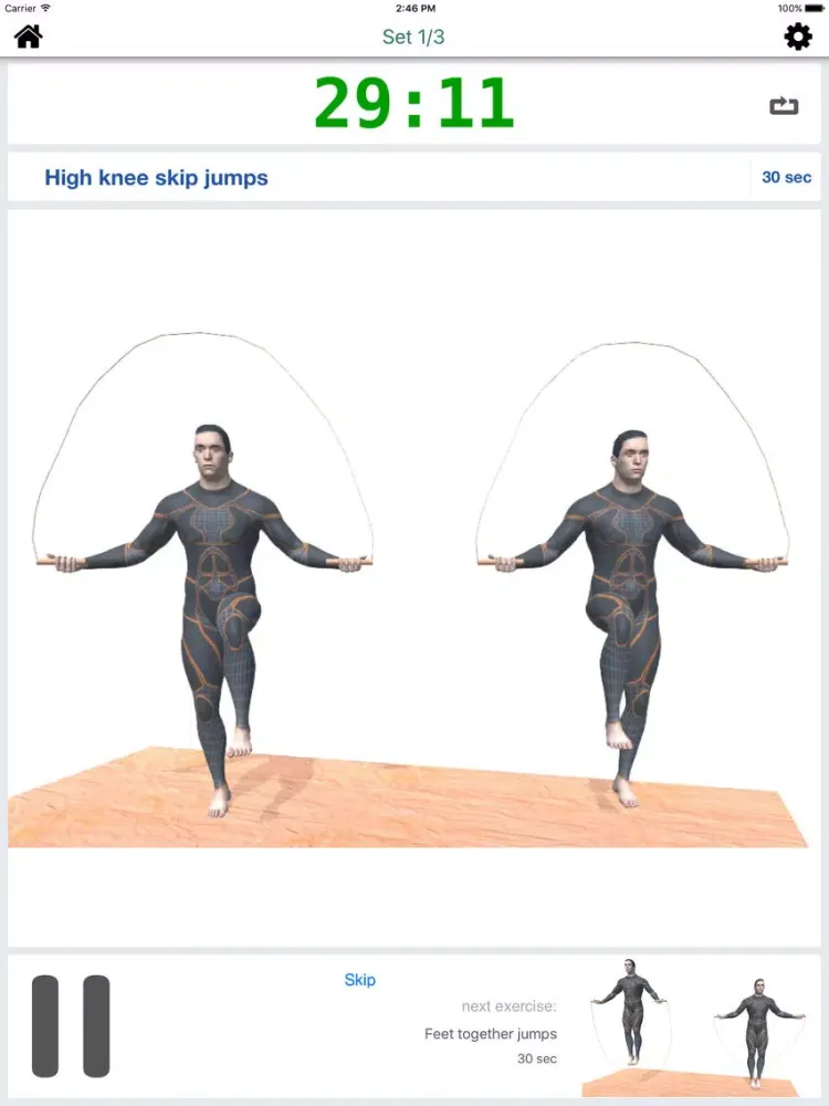Jump the Rope Workout Challenge PRO - Cardio iPad  سکرین شاٹس