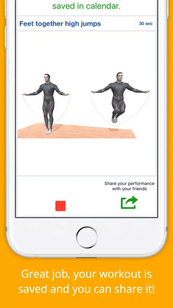 Jump the Rope Workout Challenge PRO - Cardio سکرین شاٹس
