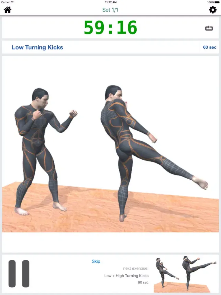 Kickboxing Workout Challenge PRO - Cardio Training iPad 应用截图