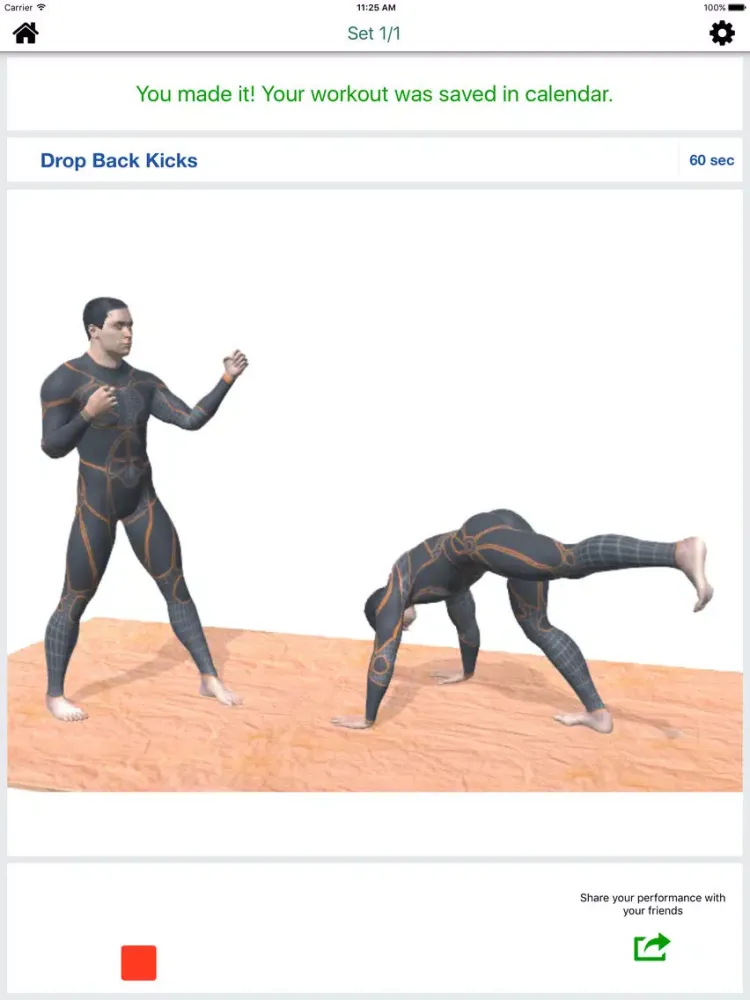 Kickboxing Workout Challenge PRO - Cardio Training iPad 应用截图