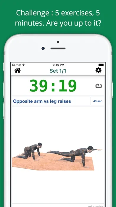 تصاویر Lower Back Challenge Workout
