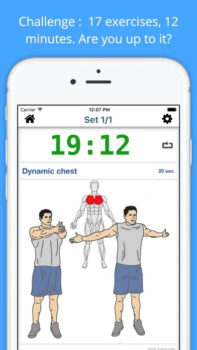 Zrzuty ekranu 12 Min Ski Workout Slopes Fit