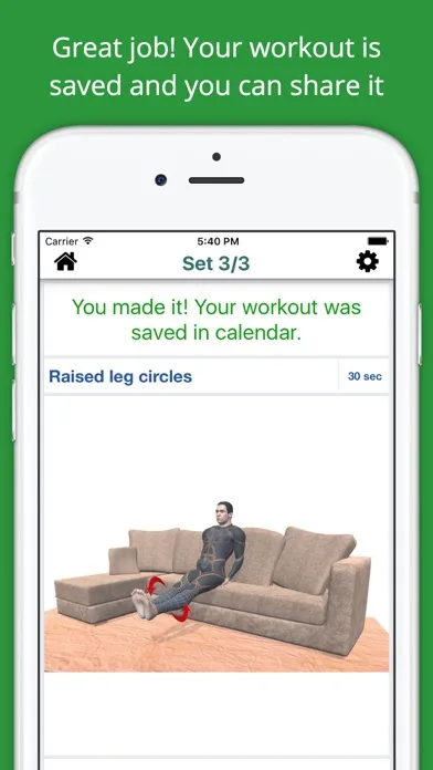 Home Sofa Workout Challenge Free - Lose Weight应用截图