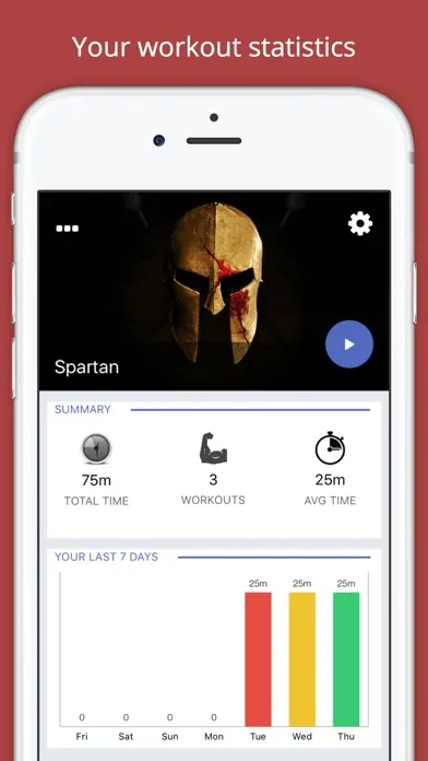 Скриншоты Spartan Workout Build muscle
