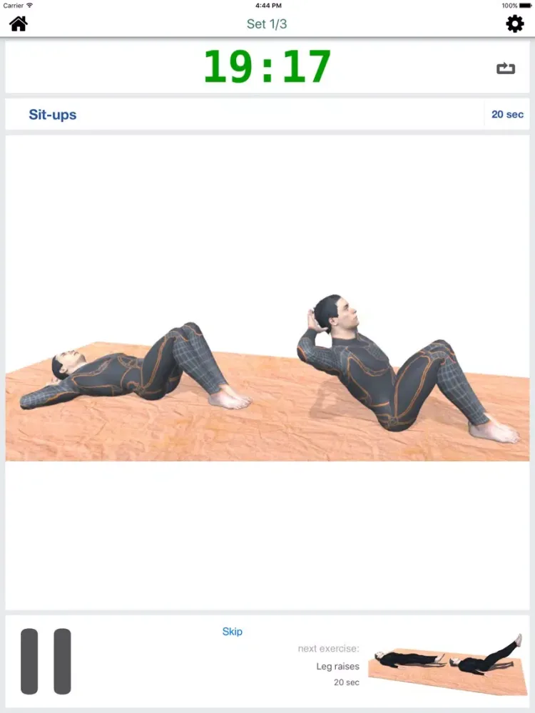 Spartan Workout Challenge PRO - Build muscle, abs iPad 应用截图