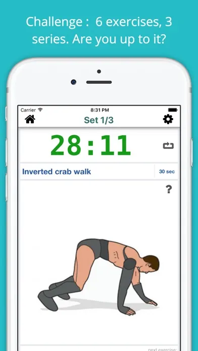 Warrior Workout Challenge Free - Strength, Muscle Screenshots