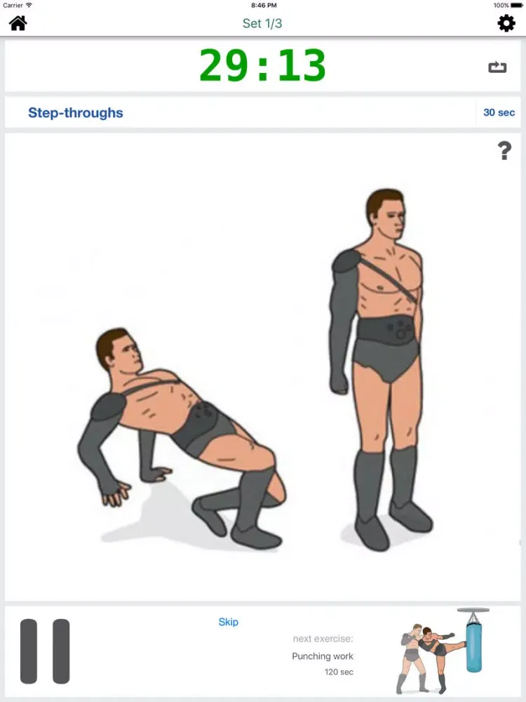 Скриншоты Warrior Workout Challenge PRO - Strength, Muscles iPad 