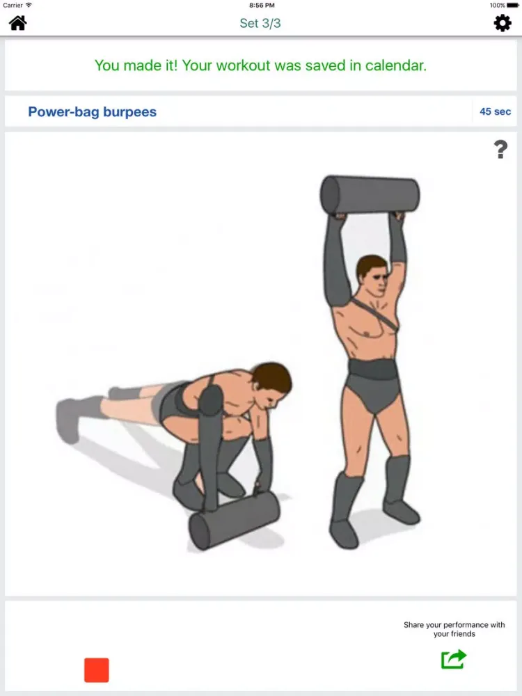Скриншоты Warrior Workout Challenge PRO - Strength, Muscles iPad 