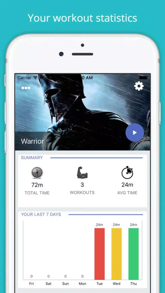 Скриншоты Warrior Workout Challenge PRO - Strength, Muscles
