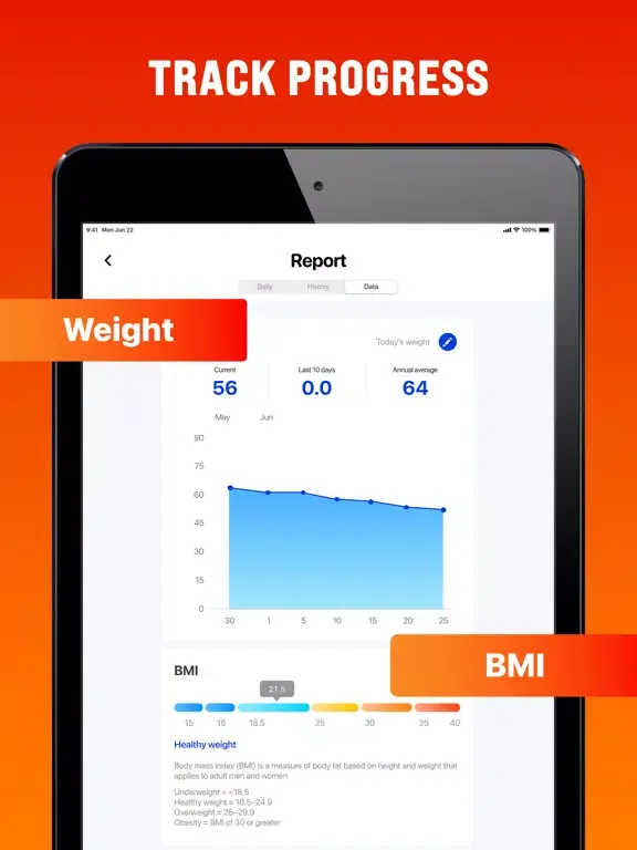 تصاویر 30 Day Fitness Challenge ! iPad 