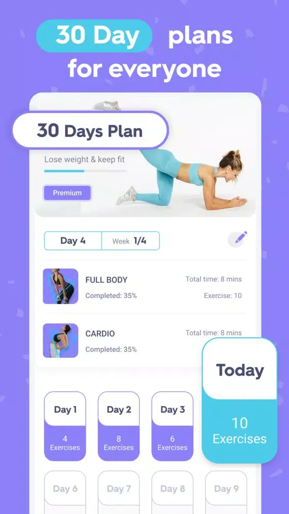 Ảnh chụp màn hình của Weight loss: Workout for women