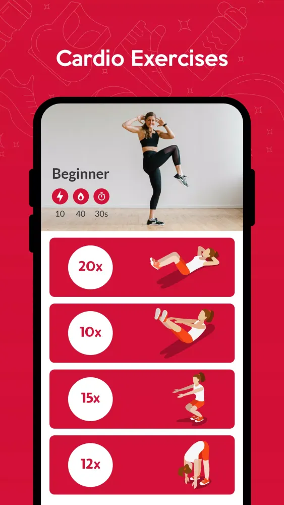 HIIT Cardio Workout at Home Screenshots