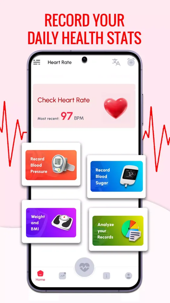 Heart Rate Monitor Screenshots