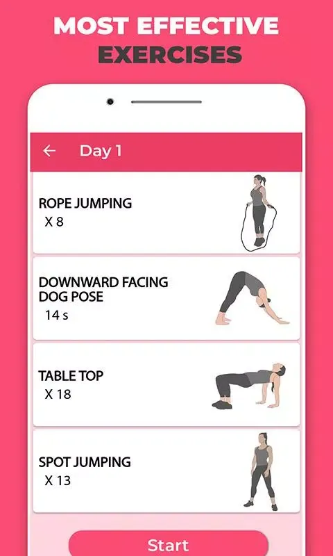Tangkapan layar Height Increase Workouts: Home