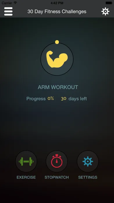 30 Day Fitness Challenges & Wokout Packge स्क्रीनशॉट