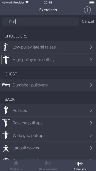 Workouts Notes سکرین شاٹس