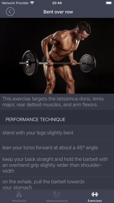 Workouts Notes سکرین شاٹس