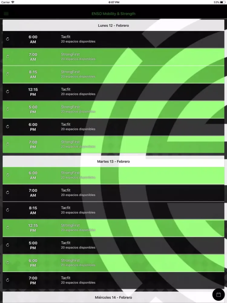 Screenshot di ENSO Mobility & Strength iPad 