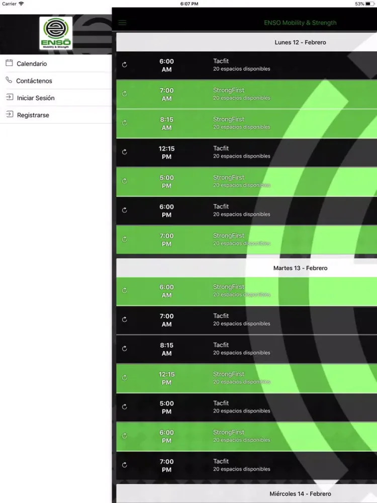 Screenshot di ENSO Mobility & Strength iPad 