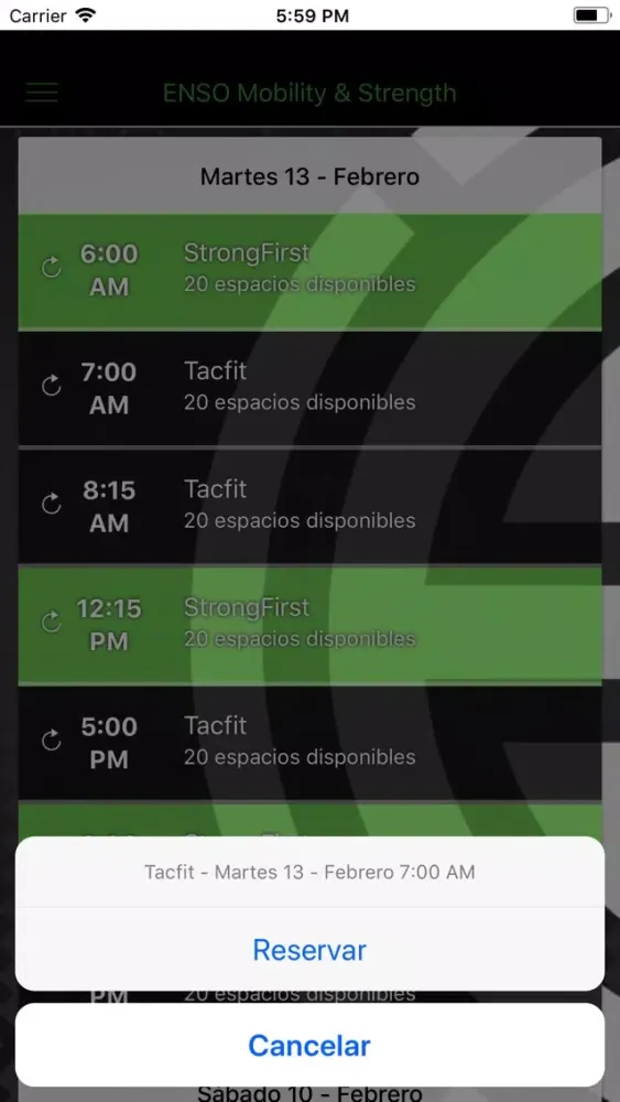 Screenshot di ENSO Mobility & Strength