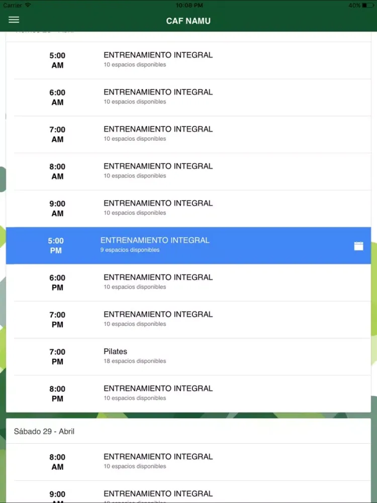 CAF NAMU iPad  Ekran Görüntüleri