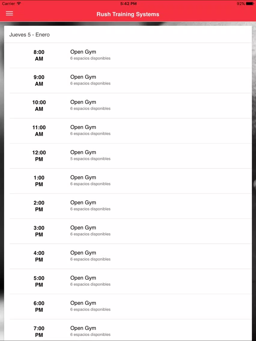 Rush Training Systems iPad  Screenshots