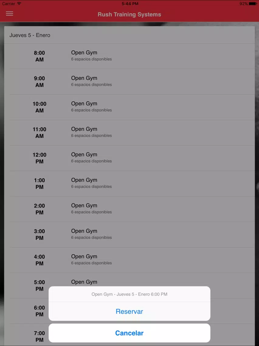 Rush Training Systems iPad  Screenshots
