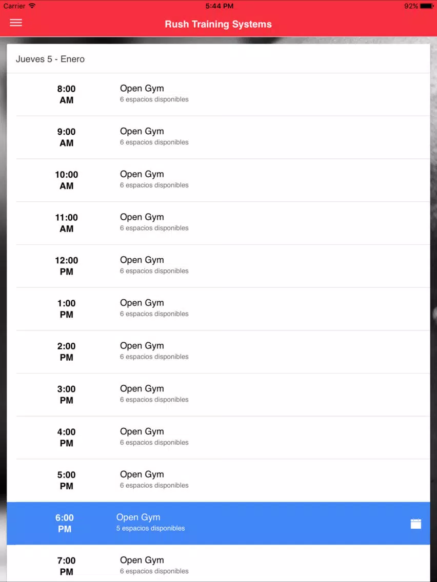 Rush Training Systems iPad  Screenshots