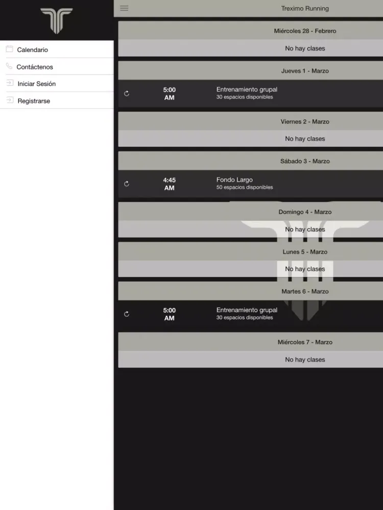Treximo Running iPad  স্ক্রিনশট
