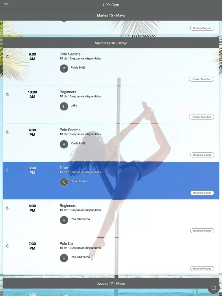 UPY Gym iPad  Screenshots