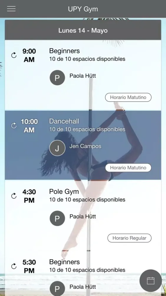UPY Gym Screenshots