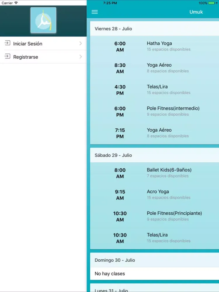 ภาพหน้าจอของ Umuk Palmares iPad 