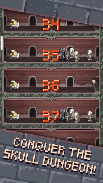Capturas de tela do Skull Dungeon