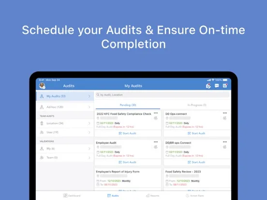 Workpulse Audit iPad  Ekran Görüntüleri