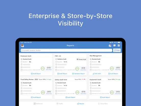 Workpulse Audit iPad  Ekran Görüntüleri