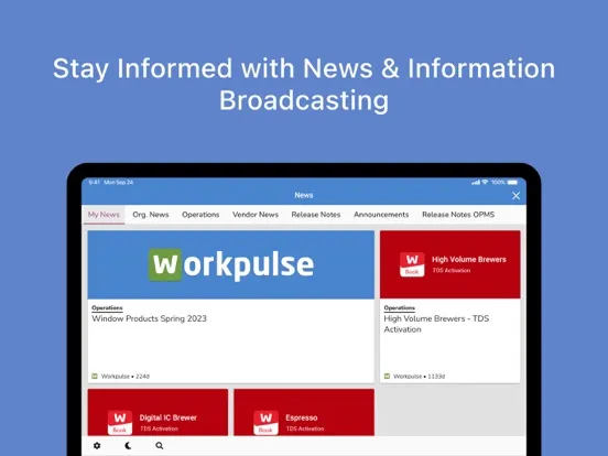 Workpulse Audit iPad  Ekran Görüntüleri