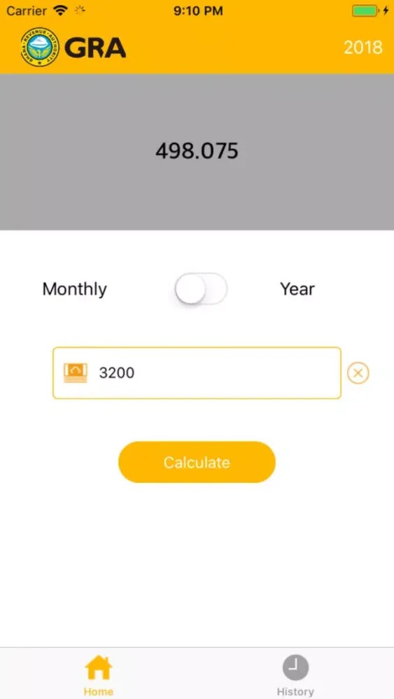 Screenshot di Ghana Revenue Tax Calculator