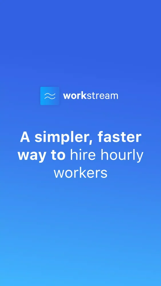 Screenshot di Workstream Hire